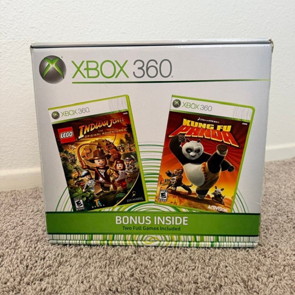 Sony XBOX 360 BOX ONLY Empty Box No‎ Inserts Small Surface Tear See Photos